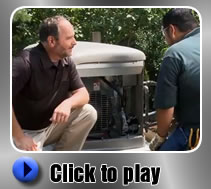 Ed as a TV host for Kohler Generators